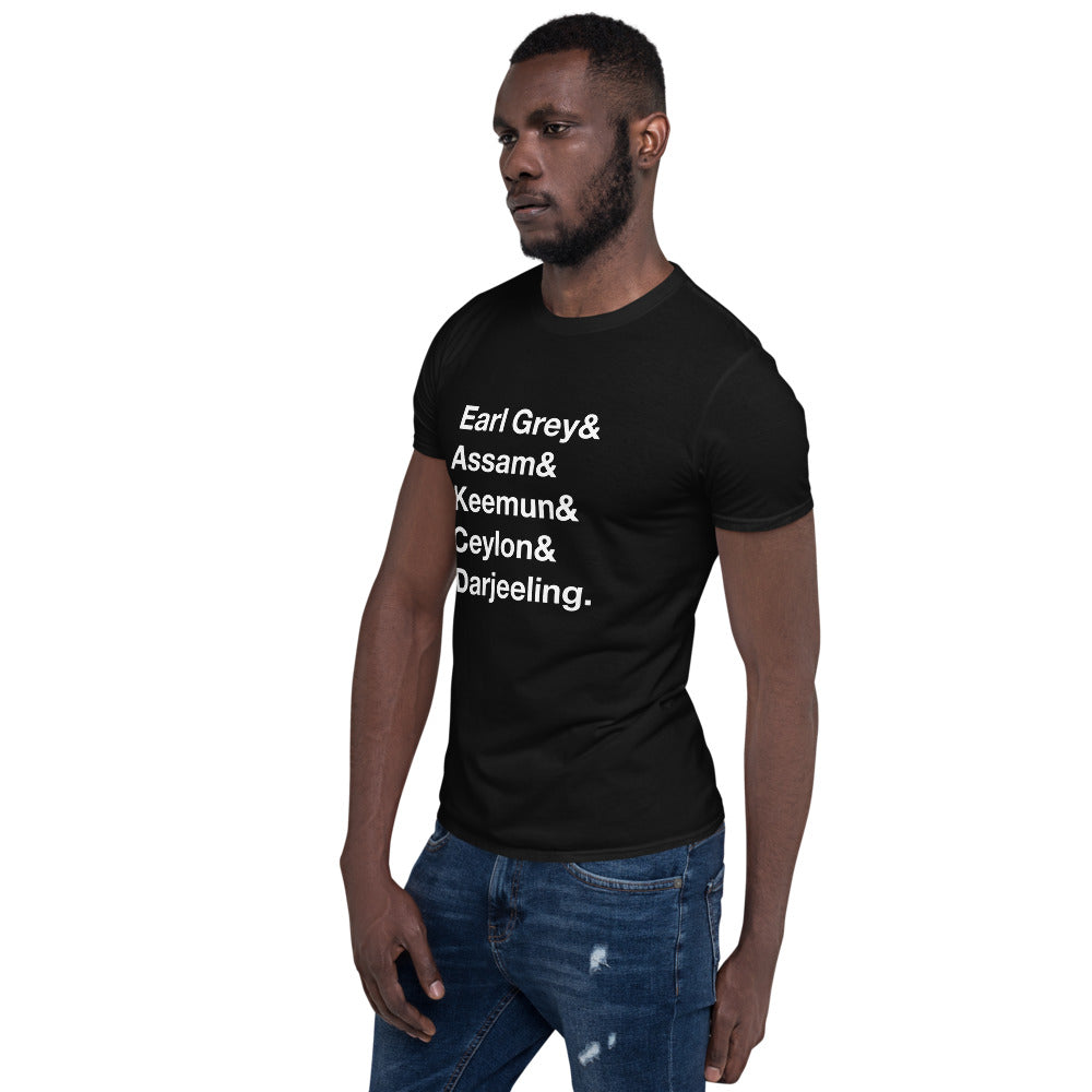 Famous Black Teas - Unisex Tea-Shirt