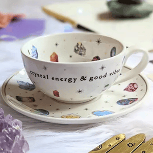 Such a Gem Divination Tea Cup + Saucer